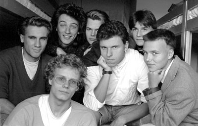 Berlin Studienfahrt 1987 - Gruppenbild in DJH Unterkunft