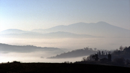 Italien, Toskana im Winter Dez. 1989